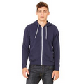 Canvas Unisex Poly-Cotton Fleece Full-Zip Hoodie.